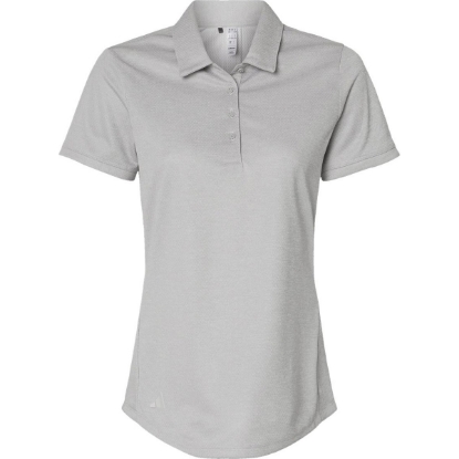Custom Womens Space Dyed Polo Grey One Heather