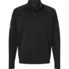 Custom Mens Club Quarter-Zip Pullover Black