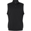 Custom Mens Club Quarter-Zip Vest Black