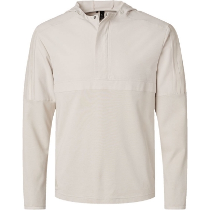 Custom Mens Half-Zip Hooded Anorak Alumina