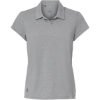Custom Womens Blended Polo Grey Three Melange