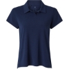 Custom Womens Blended Polo Solid Collegiate Navy