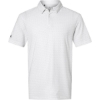 Custom Mens Blended Printed Polo White