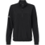 Custom Womens Stretch Woven Half-Zip Pullover Black