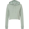 Custom Women’s Lightweight Crop Hooded Sweatshirt Sage