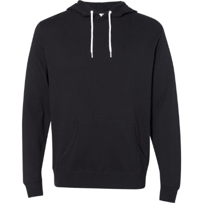 Custom Unisex Lightweight Hooded Sweatshirt Black