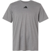 Custom Mens Pregame T-Shirt Medium Grey Heather/ Black