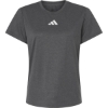 Custom Womens Pregame T-Shirt Dark Grey Heather/ White
