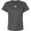 Custom Womens Pregame T-Shirt Dark Grey Heather/ White