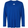 Custom Mens Pregame Long Sleeve T-Shirt Team Royal Blue/ White