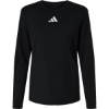 Custom Womens Pregame Long Sleeve T-Shirt Black/ White