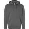Custom Mens Fleece Hooded Sweatshirt Team Grey Four/ White