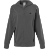 Custom Womens Game & Go Fleece Full-Zip Hooded Sweatshirt Team Grey Four/ Black
