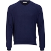 Custom Mens Cuddle Cross-Neck Sweater Navy