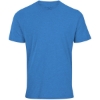 Custom Mens Basic Crew T-Shirt Collegiate Blue