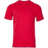 Custom Mens Basic Crew T-Shirt True Red