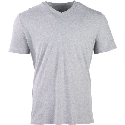 Custom Mens High V-Neck T-Shirt Oxford Heather