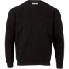 Custom Mens Fleece Crewneck Sweatshirt Black