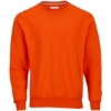 Custom Mens Fleece Crewneck Sweatshirt Burnt Orange