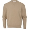 Custom Mens Fleece Crewneck Sweatshirt Latte