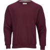 Custom Mens Fleece Crewneck Sweatshirt Maroon
