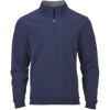 Custom Unisex Fleece Quarter-Zip Pullover Navy