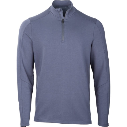 Custom Mens Perfect Quarter-Zip Pullover Castlerock