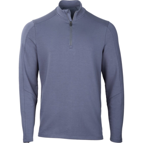 Custom Mens Perfect Quarter-Zip Pullover Castlerock