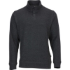 Custom Mens French Terry Button Pullover Charcoal Heather