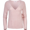 Custom Womens Cuddle Wrap Top Blush Heather