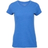 Custom Womens Tri-Blend T-Shirt Royal Heather