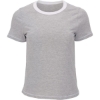Custom Womens Contrast Stitch Baby Tee Oxford Heather