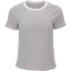 Custom Womens Contrast Stitch Baby Tee Oxford Heather