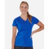 Custom Womens V-Neck T-Shirt Royal