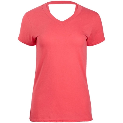 Custom Womens Bella Crossback T-Shirt Paradise