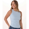 Custom Womens Adrienne Tank Top Sky Blue