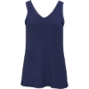 Custom Womens Bamboo V-Neck Tank Top Navy