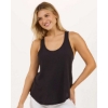Custom Womens Twistback Tank Top Black