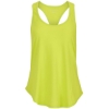 Custom Womens Twistback Tank Top Cyber Lime