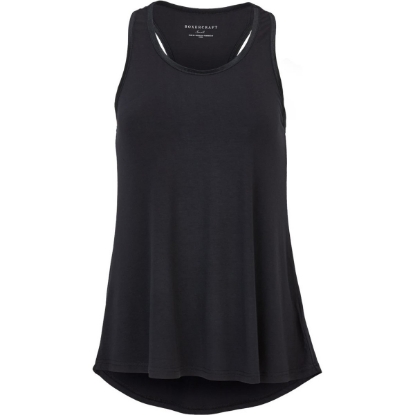 Custom Womens Bamboo Tank Top Black