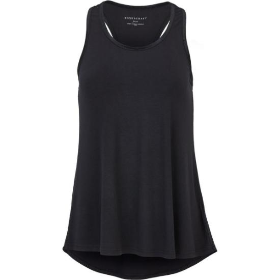 Custom Womens Bamboo Tank Top Black