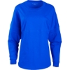 Custom Womens Pom Pom Long Sleeve Jersey T-Shirt Electric Royal
