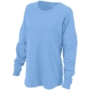 Custom Womens Pom Pom Long Sleeve Jersey T-Shirt Skye Blue