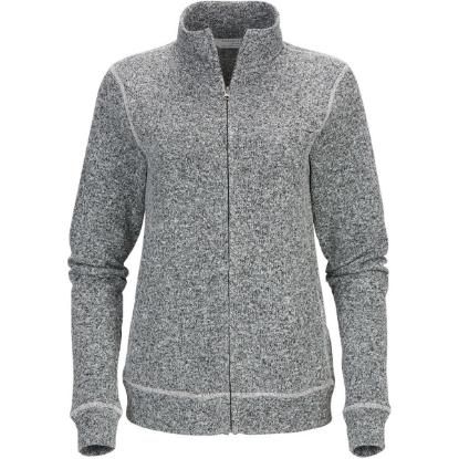 Custom Womens Alpine Full-Zip Black Heather