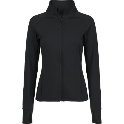Custom Womens Zen Full-Zip Jacket Black
