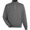 Custom Mens Caves Tech Quarter-Zip Pullover Dark Shadow Grey Heather