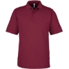 Custom Mens Market Snag Protect Mesh Polo Burgundy