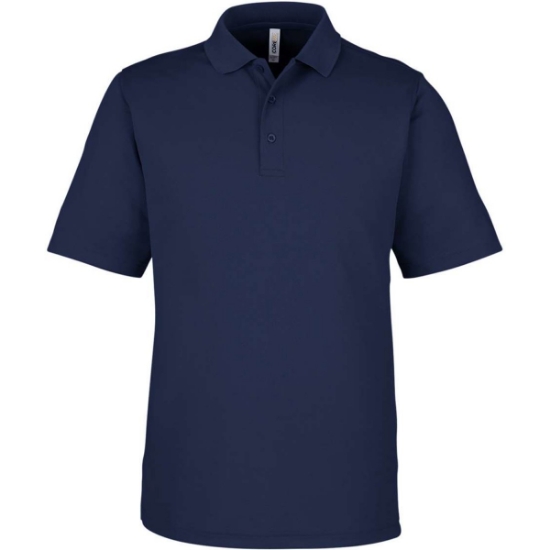 Custom Mens Market Snag Protect Mesh Polo Classic Navy