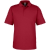 Custom Mens Market Snag Protect Mesh Polo Classic Red