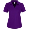 Custom Womens Market Snag Protect Mesh Polo Campus Purple